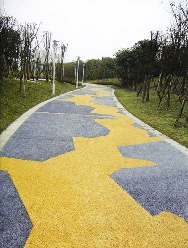 生态彩色透水地坪的介绍_地面