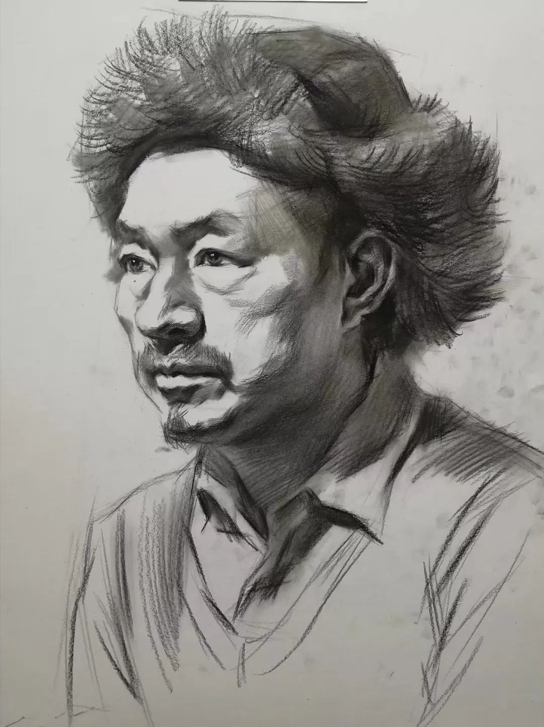 名师│每天一作品戴沈松2小时戴帽老人课堂示范作品0910