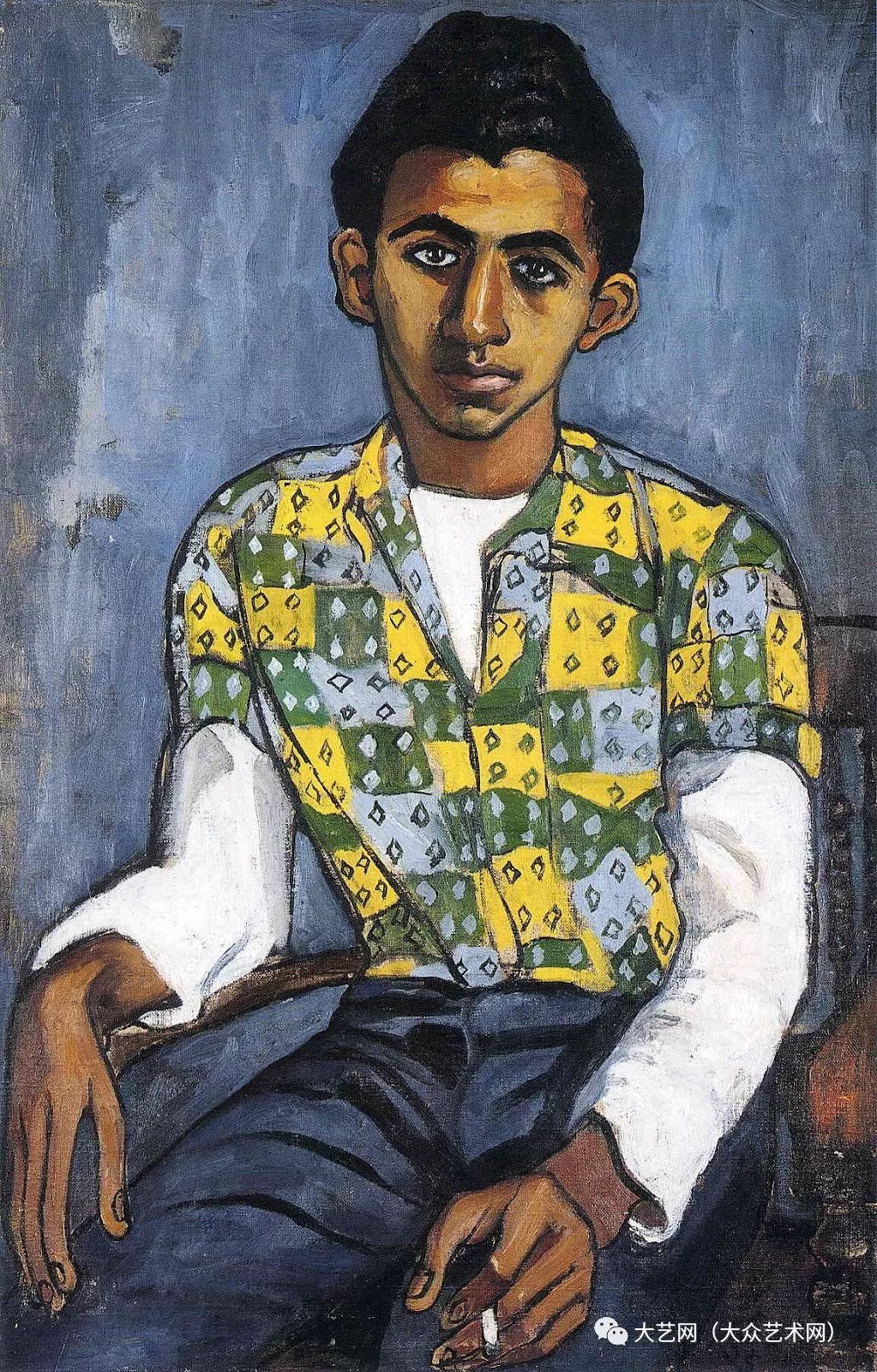 大众艺术网20世纪最伟大的肖像艺术家之一美国新写实主义女画家alice