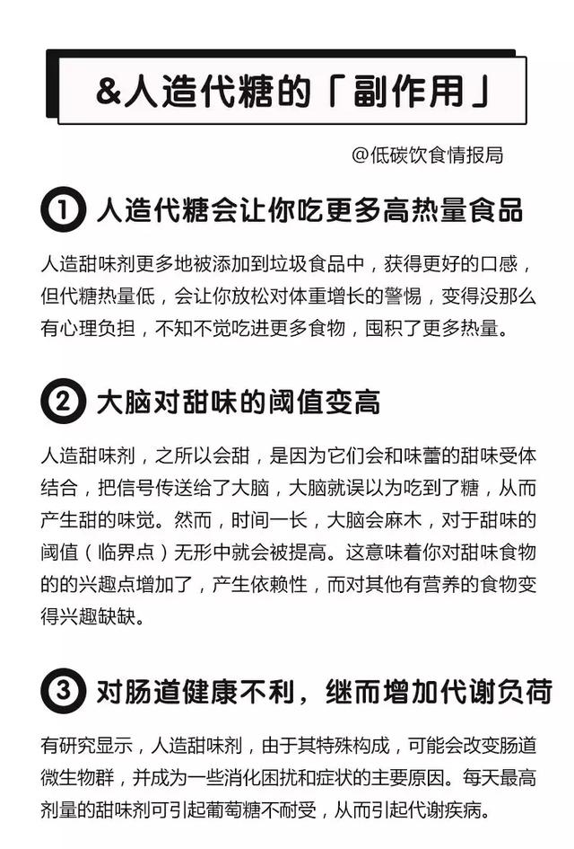 低碳飲食能吃代糖嗎一文看懂代糖的真相