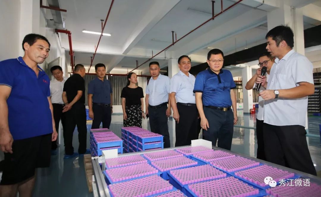 市委常委聂智胜来袁州区调研工业项目建设和工业经济运行情况