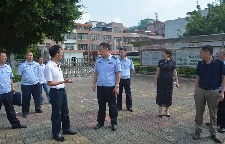 林继毅同志先后到河田中学,陆河中学,实验小学,河田小学实地检查了