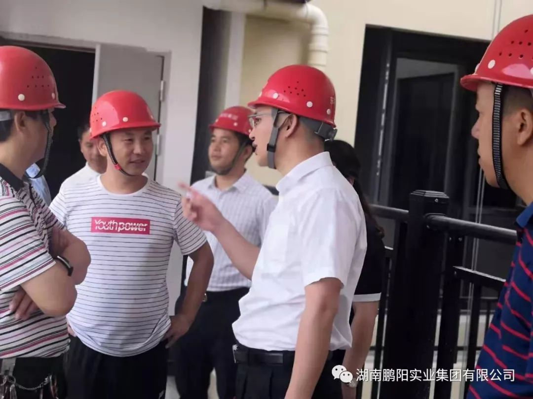 鹏阳集团董事长周鹏飞,检查指导西城首府等在建项目建设进展情况_隆回