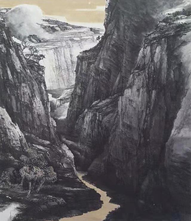 梁宗文山水画图片