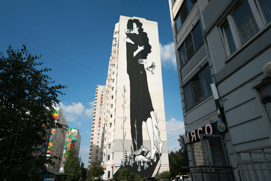 精选国外街头艺术作品读懂涂鸦墙背后的故事