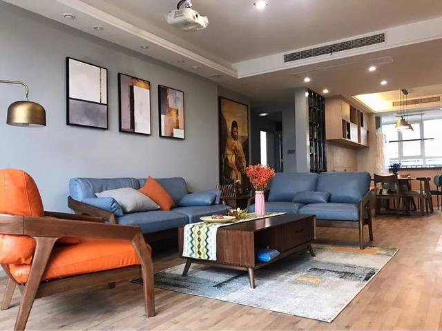 客厅有中央空调的,天花板可以这样吊_吊顶