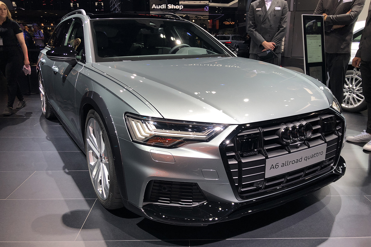 2019法兰克福车展全新奥迪a6allroad实车亮相