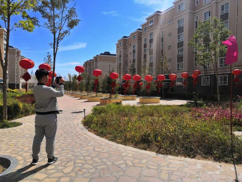 壮丽70年奋斗新时代木垒镇庆祝中华人民共和国成立70周年氛围渐浓