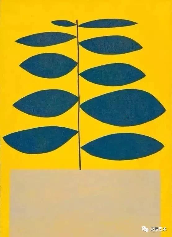 汉辰艺术国外经典美国艺术家乔纳斯伍德绘画的形式感与色彩