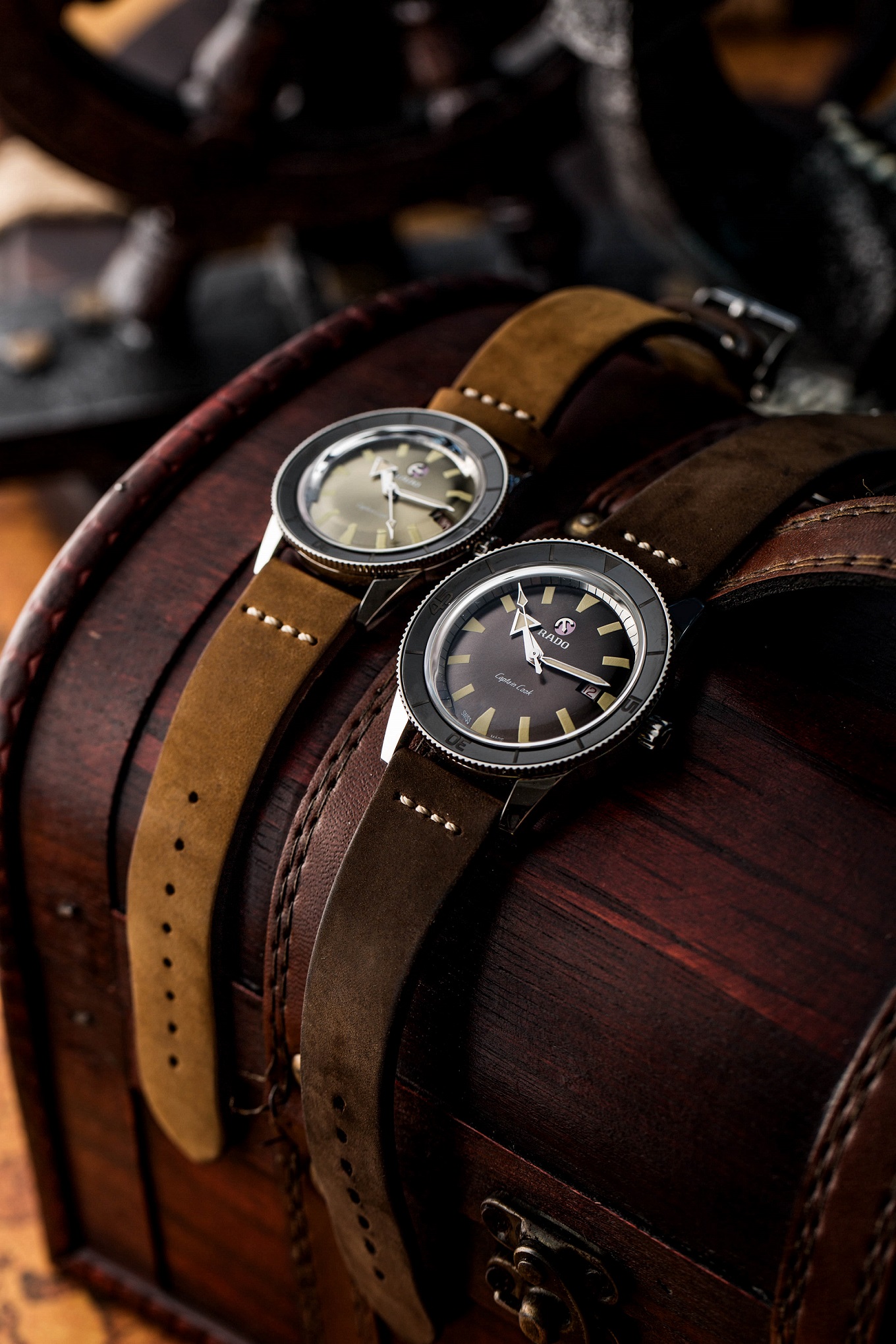 解码库热基因rado瑞士雷达表captaincook库克船长自动机械腕表