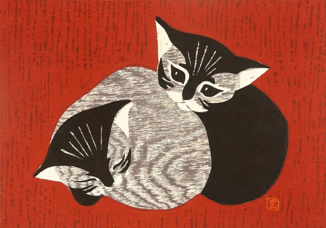 国外版画之67日本河野薫木版画作品