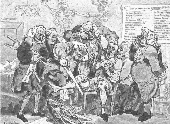 200年前的手术刀截肢表演比百老汇上座率还高