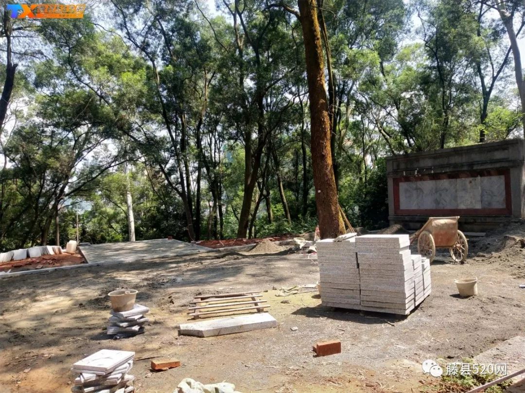 藤县鸡谷山休闲公园还在施工中多图