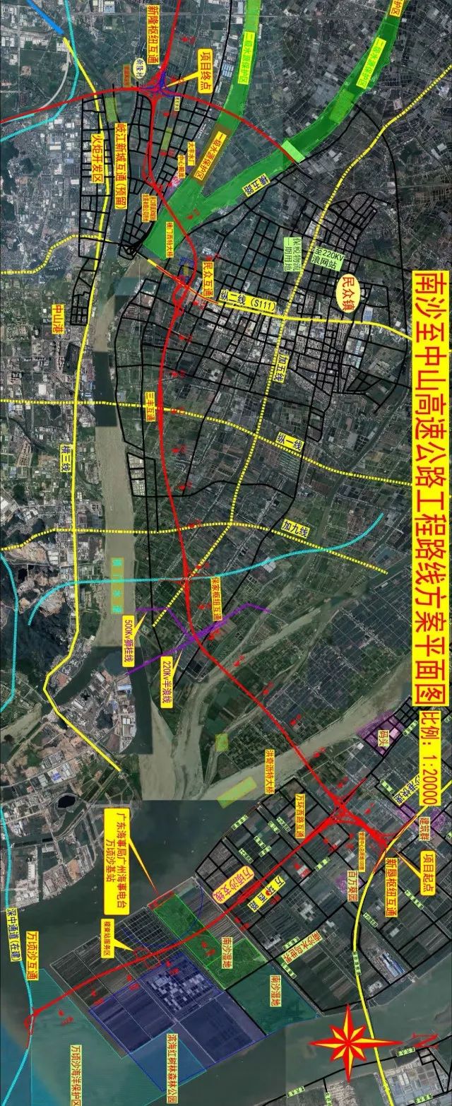 深中通道万顷沙支线图片