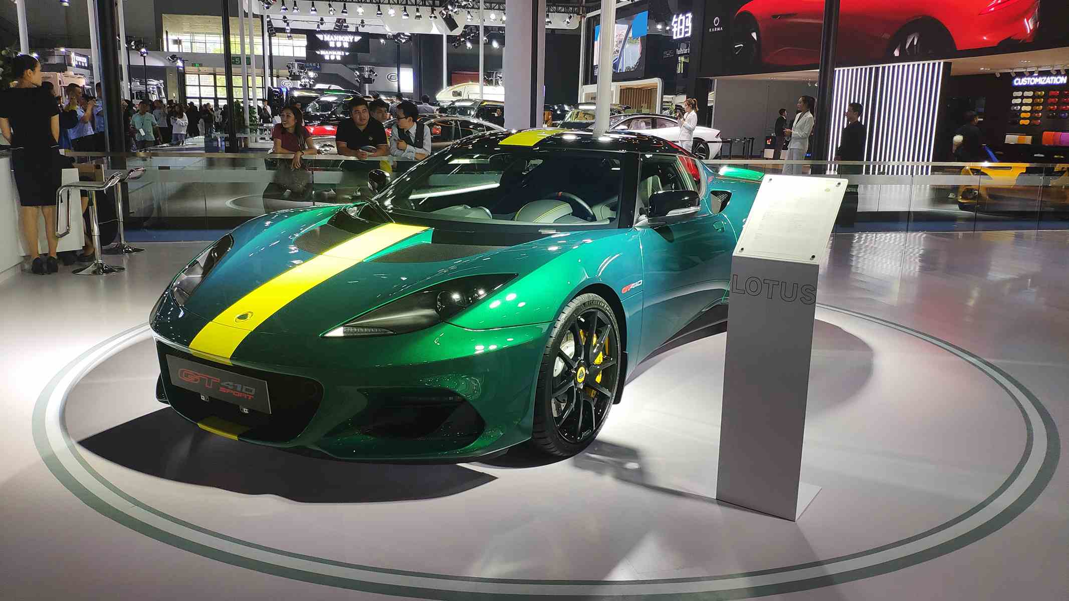 2019年成都車展:路特斯evora gt410 sport實車