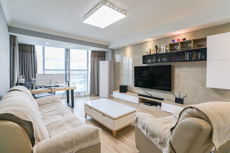 逸仙路3508弄尚城汇景园新房装修实拍案例品鉴