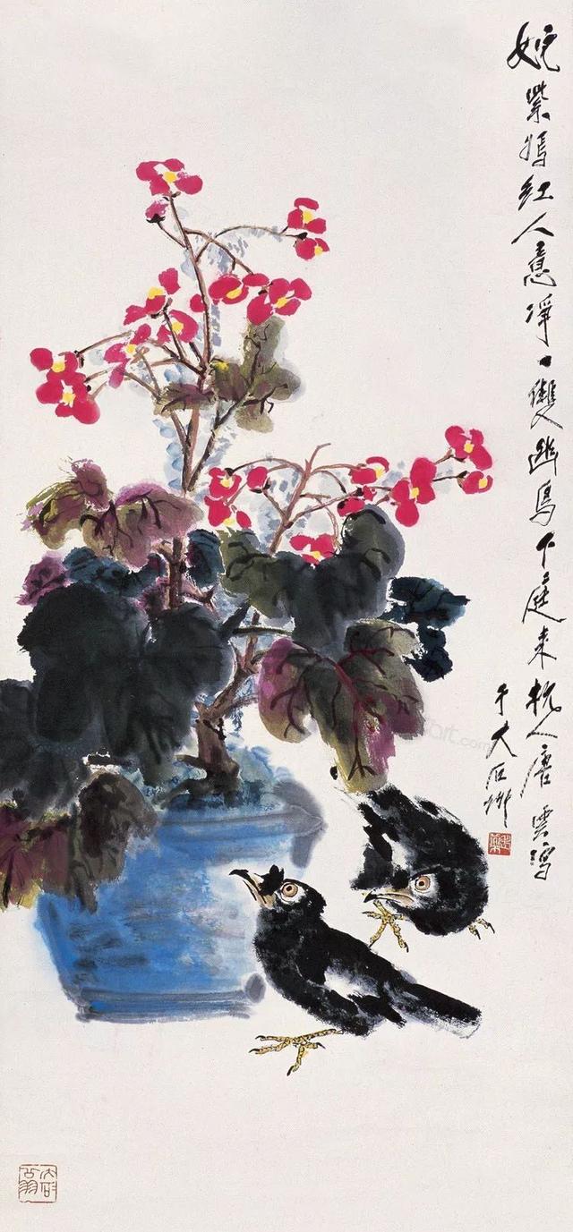 现代四大花鸟画家之一唐云花鸟画合辑