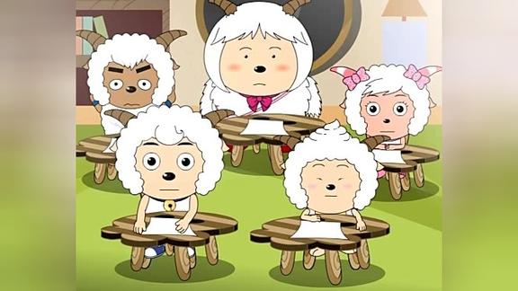 喜羊羊与灰太狼 懒羊羊在慢羊羊课堂上,竟然吃蛋糕