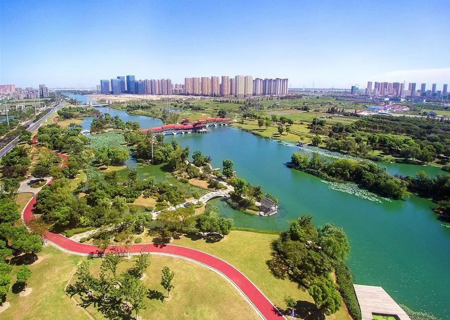 夏驾河水之韵公园实景