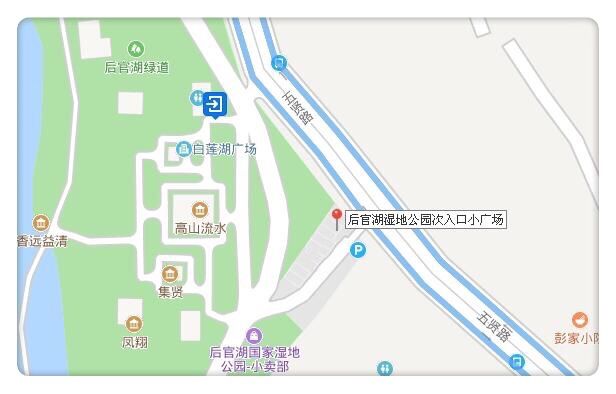 后官湖湿地公园地图图片