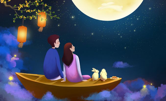 阖家团圆的日子里浪漫,团圆含义大概一直是从古至今而关于月亮的传说