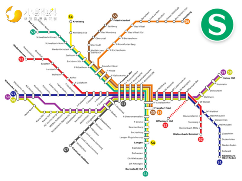 法兰克福地铁图图片