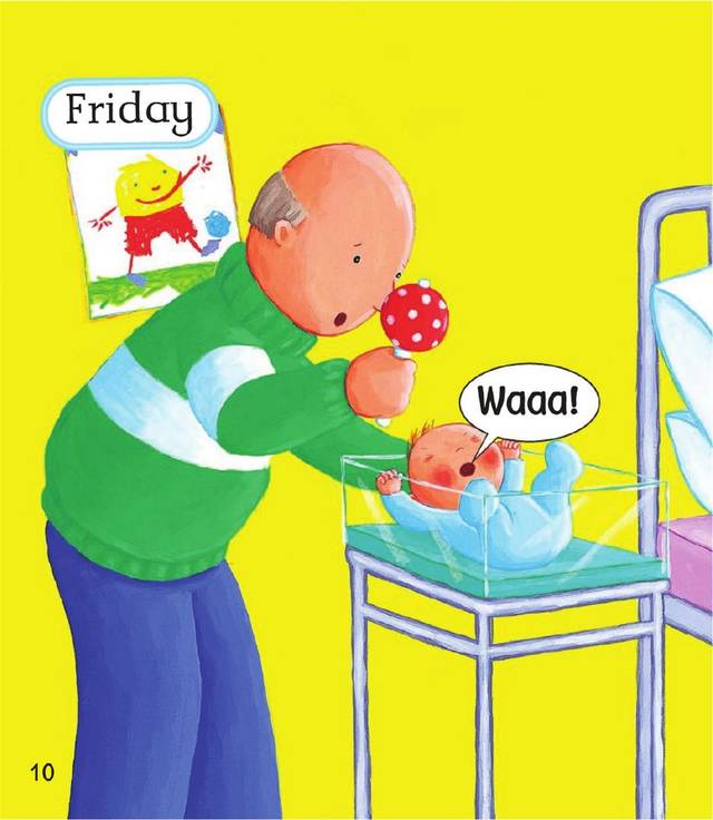 he made the baby cry.