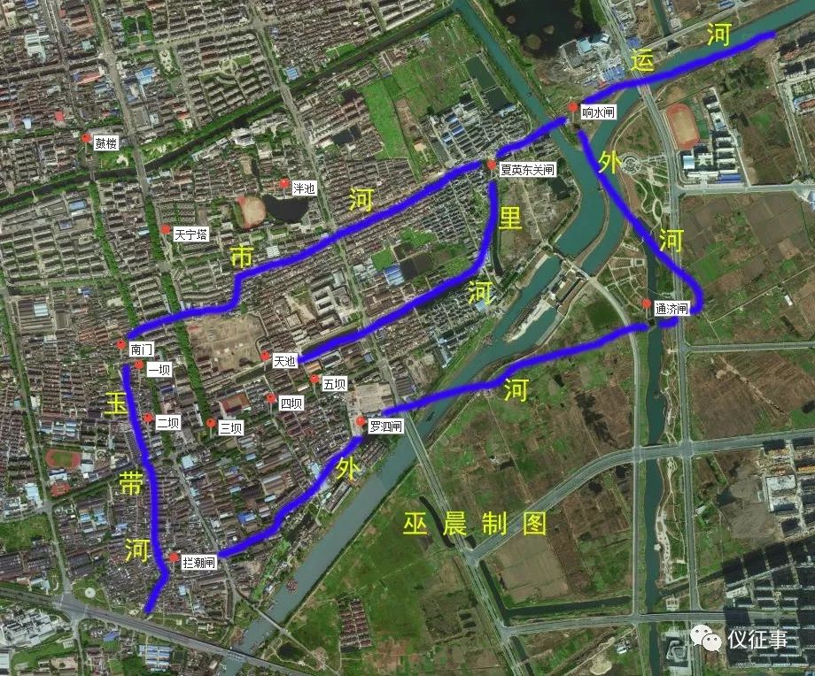 探访仪征古迹之外河四闸_水闸