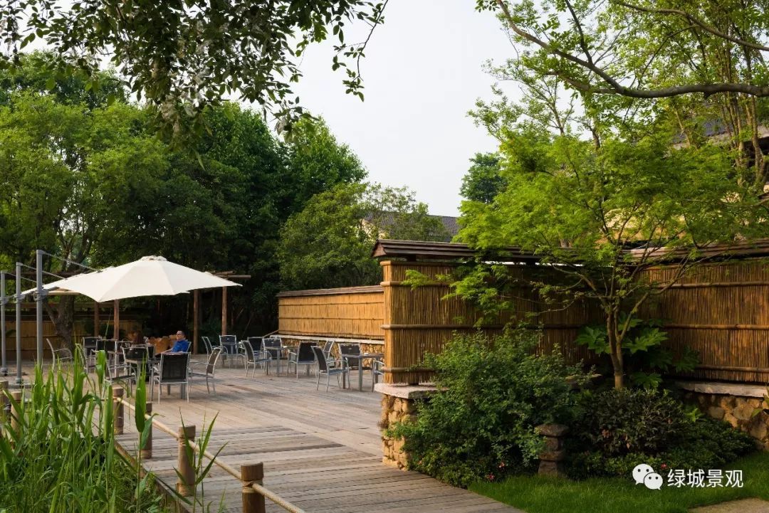 西溪里的一处禅意小庭院美