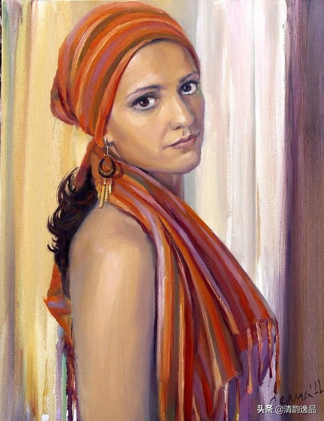 欧洲艺术家绘画作品欣赏——保加利亚画家塞尔玛todorova作品