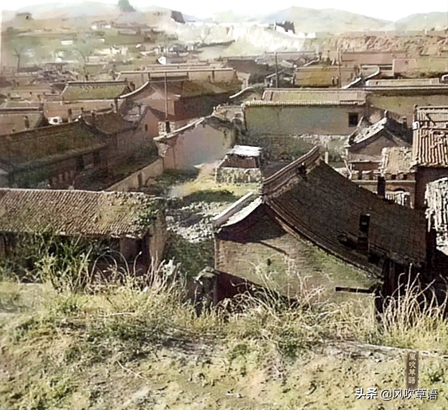 宁武:1938年的宁武县城荒凉景象