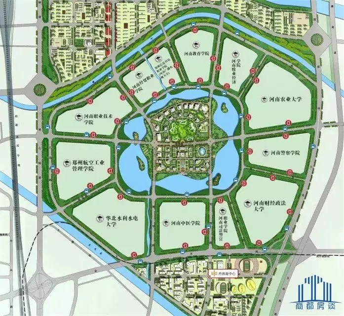 龙子湖为一个环状湖,与高新区在建的天德湖类似.