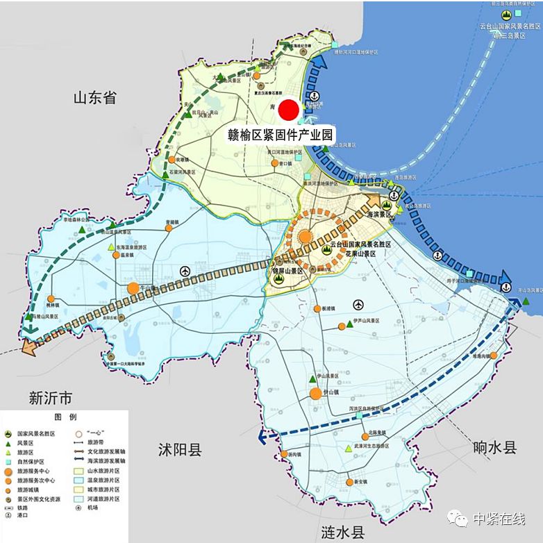 赣榆行政区划地图图片