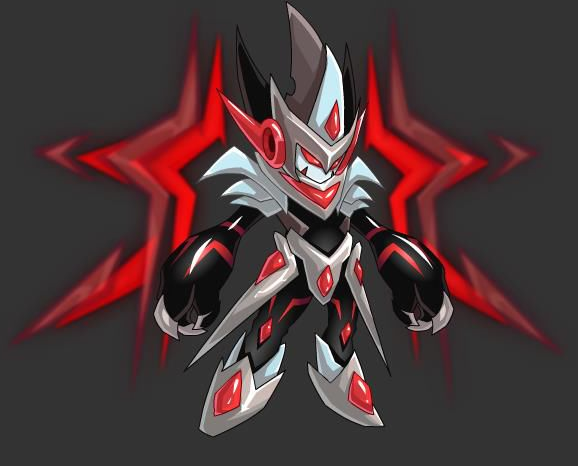 一股高贵的气息,超进化后的它叫做"暗武逆战·艾辛格斯"是刚不久发布