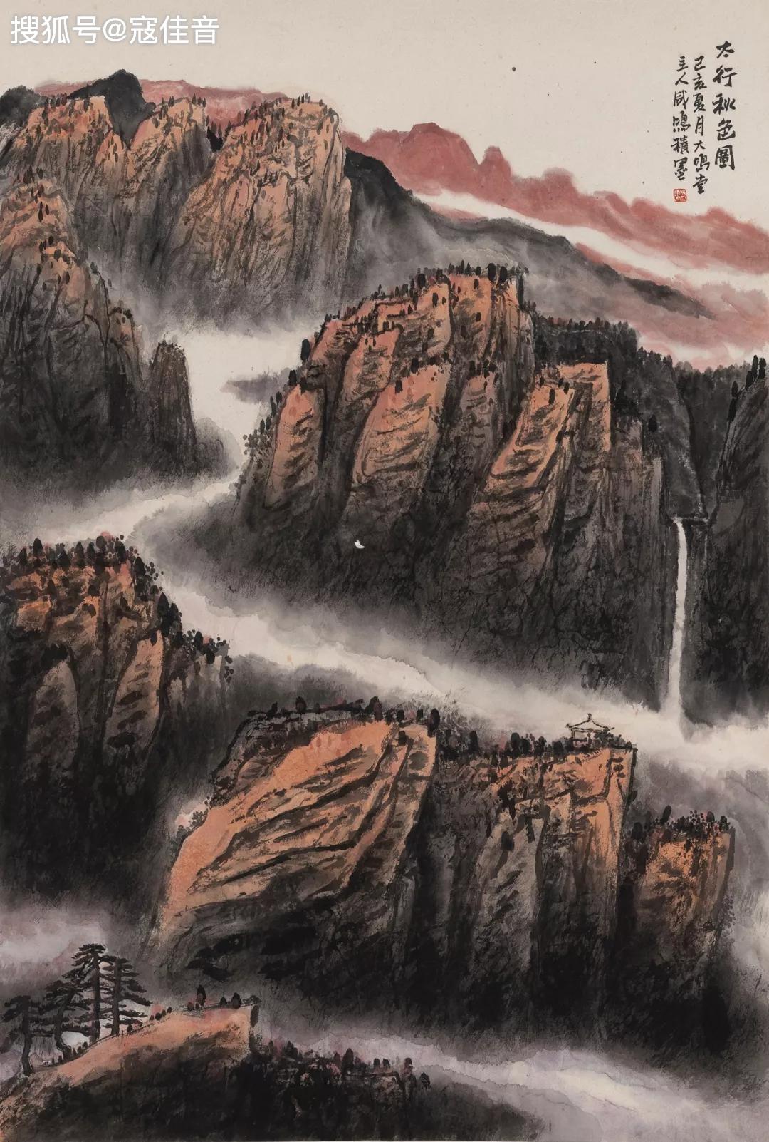 亦诗亦画关注中关村画院斟墨携缘盛鸣作品欣赏