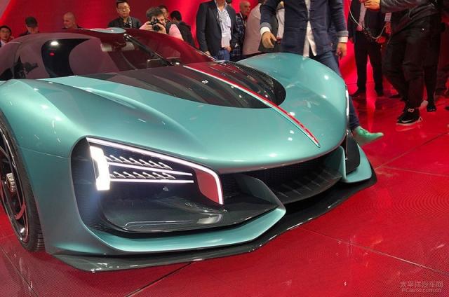 2019法兰克福车展红旗纯电超跑s9首发