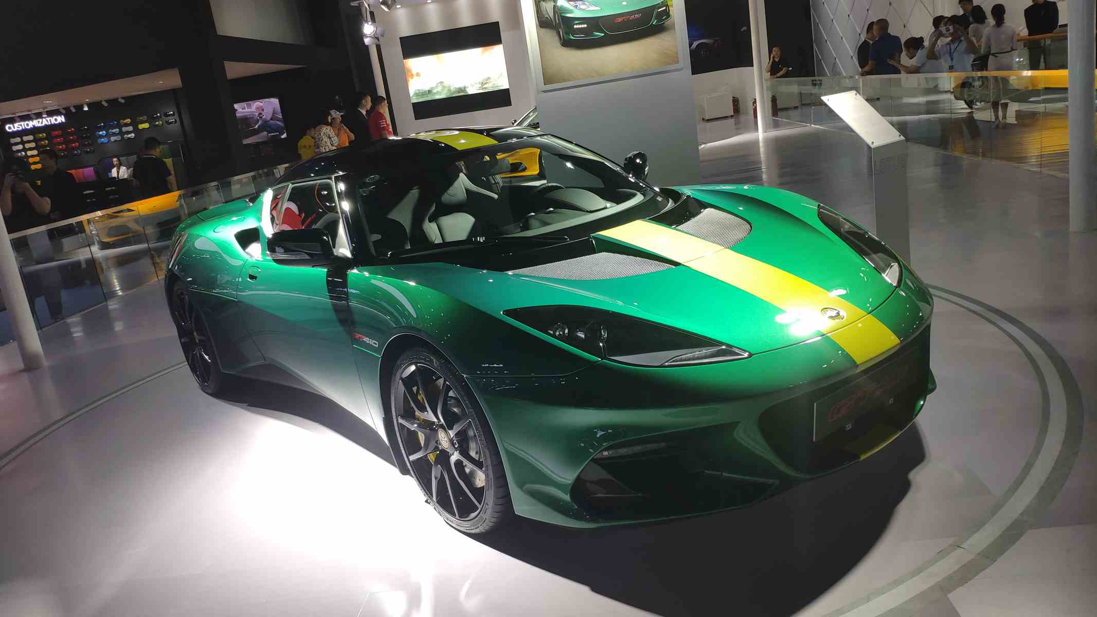2019年成都车展:路特斯evora gt410 sport实车
