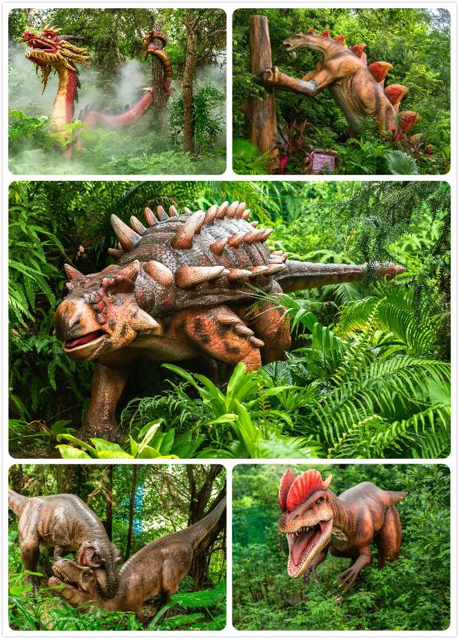 14│隐贤山庄探秘恐龙谷,机动游戏,亲亲动物馆,玻璃桥,飘雪乐园体验