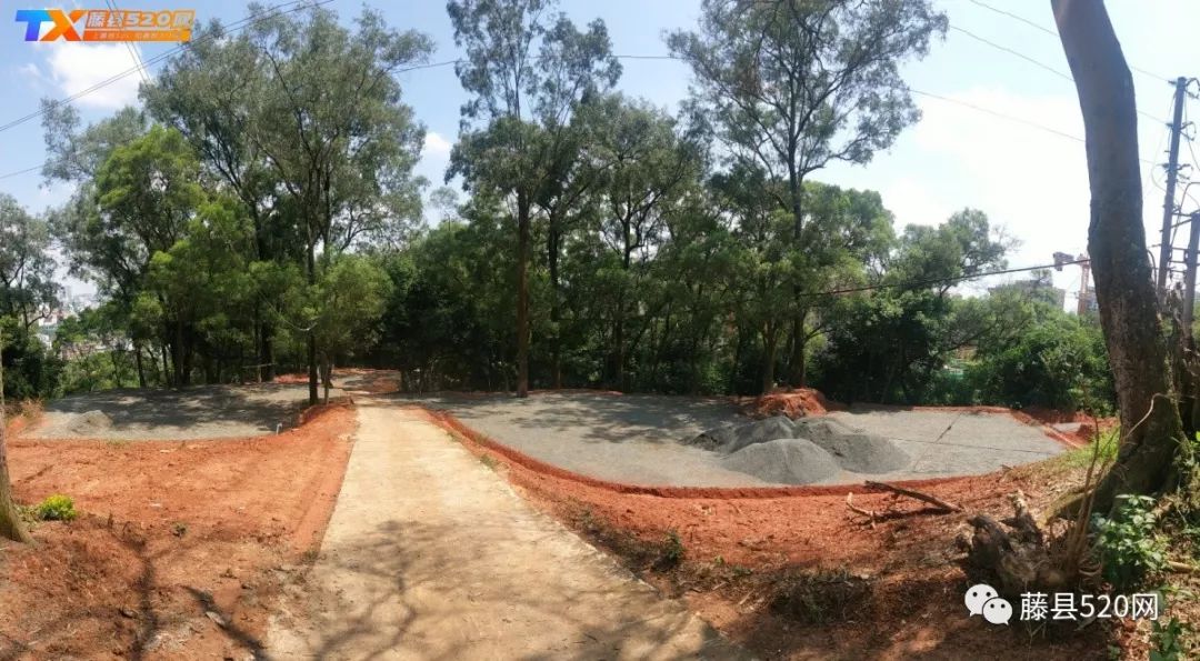 藤县鸡谷山休闲公园还在施工中多图