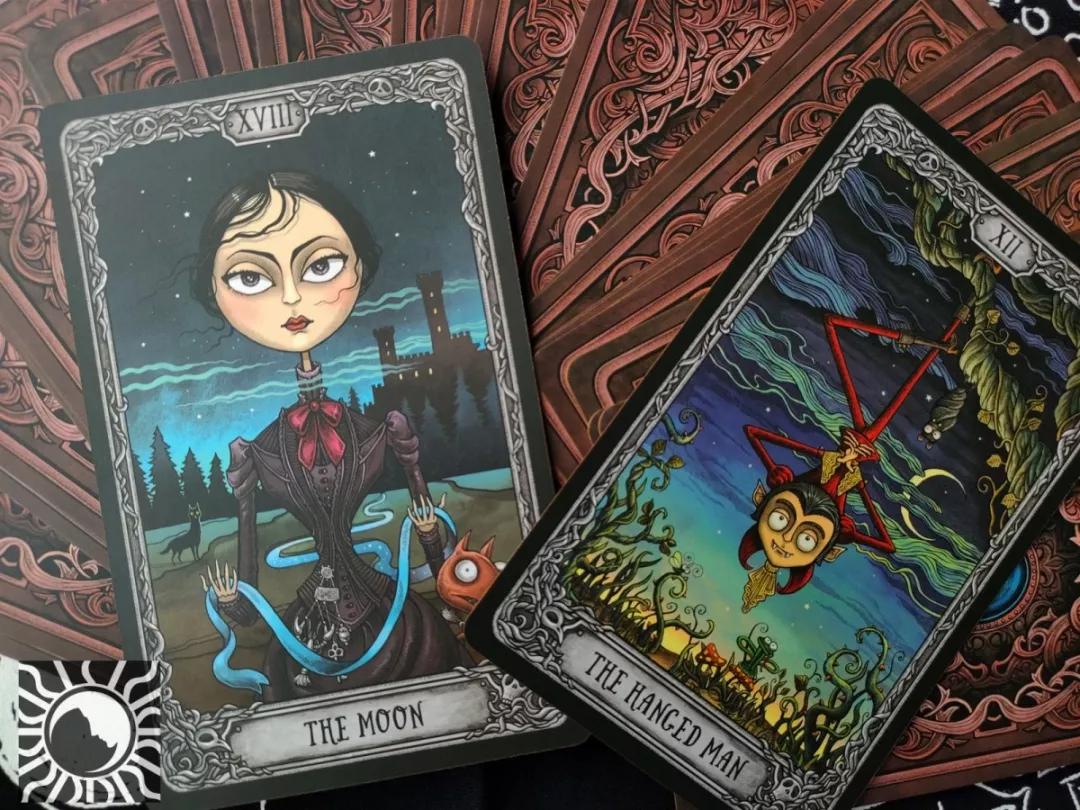 僵尸新娘这副黑暗又浪漫的塔罗牌每次用都觉得好酷