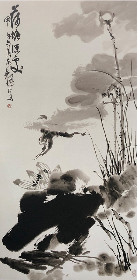 肇自然之性融天然造化书画家郁东辉作品赏析