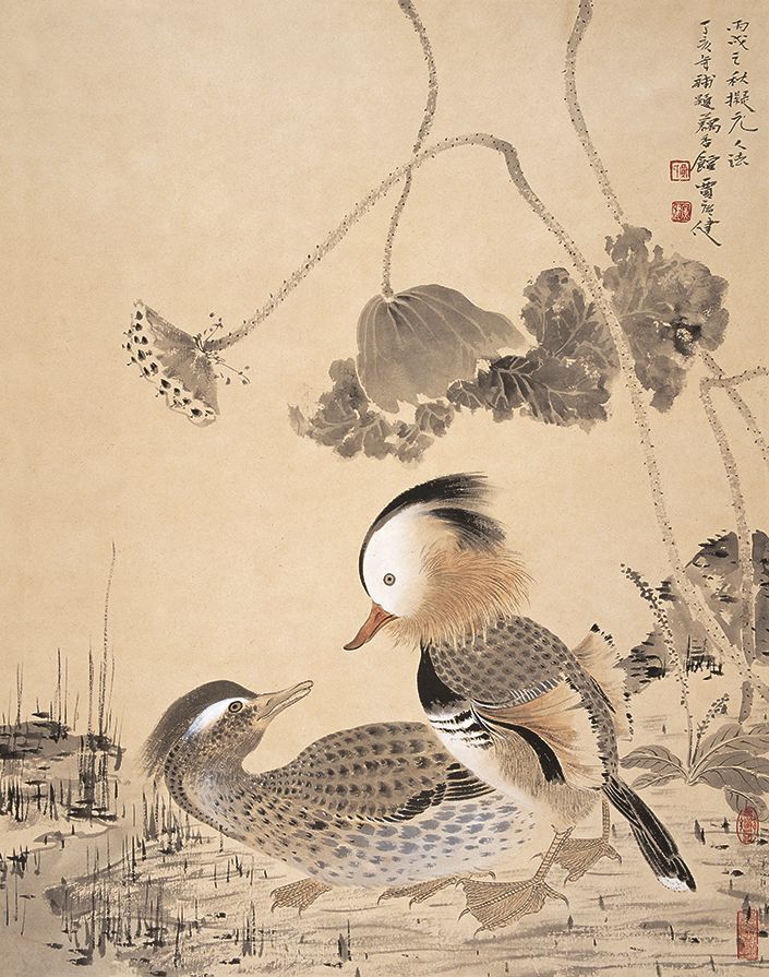 58×68cm 纸本水墨 2007年其四,对于贾广健这样专业单位工作的画家来