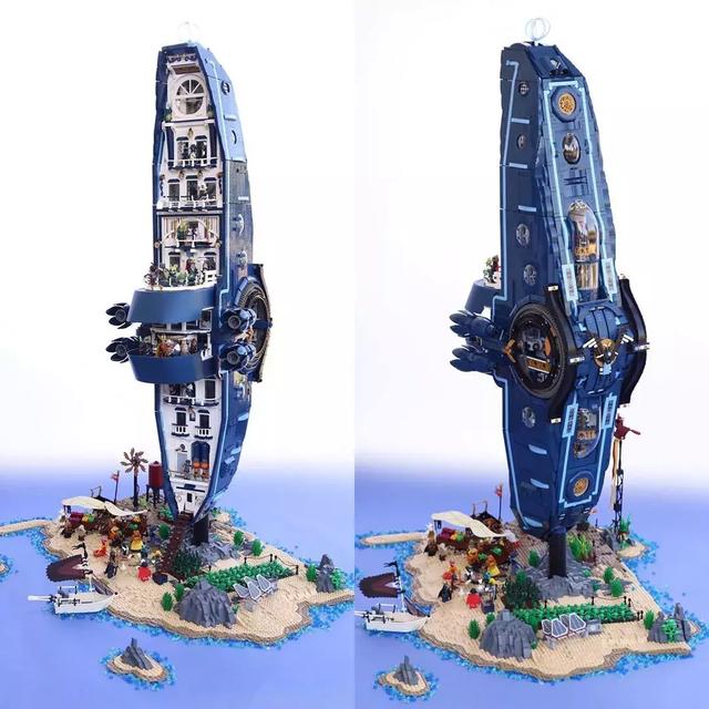 lego乐高moc作品欣赏就佩服这些大神们的脑洞和搭建技巧