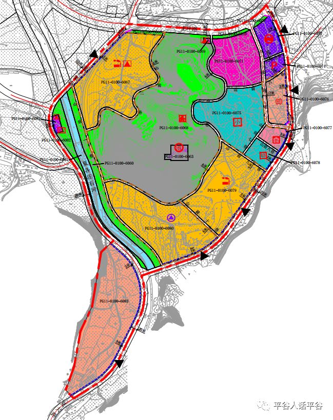 规划》pg11-0100-6060,6061,6063,《北京市平谷区夏各庄镇中心区01