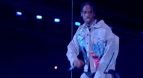 travis scott(左)和吴亦凡(右)男友travis scott,美国著名的rapper