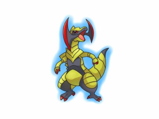 《精灵宝可梦》图鉴612:钢铁柱子也能轻松劈断——双斧战龙