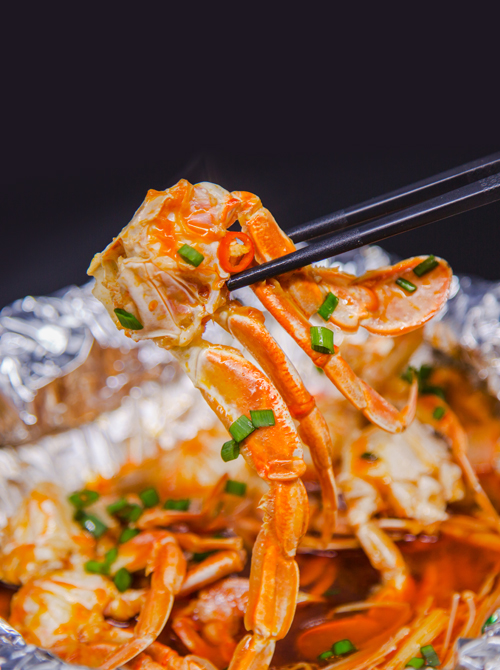 花甲米线,又名锡纸花甲米线.