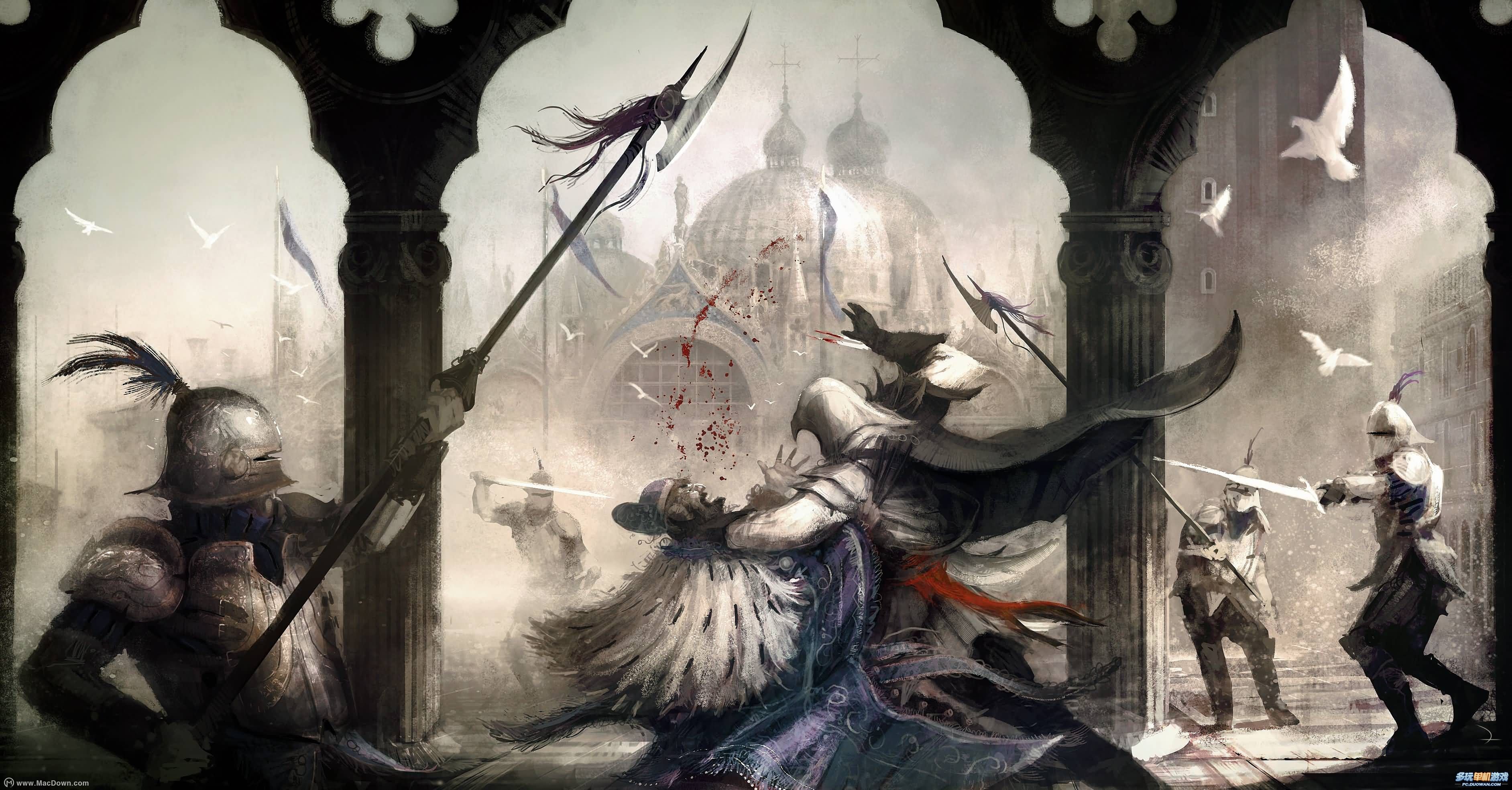 《刺客信条2》的背景设定在1486年的意大利文艺复兴时代 ,地点在