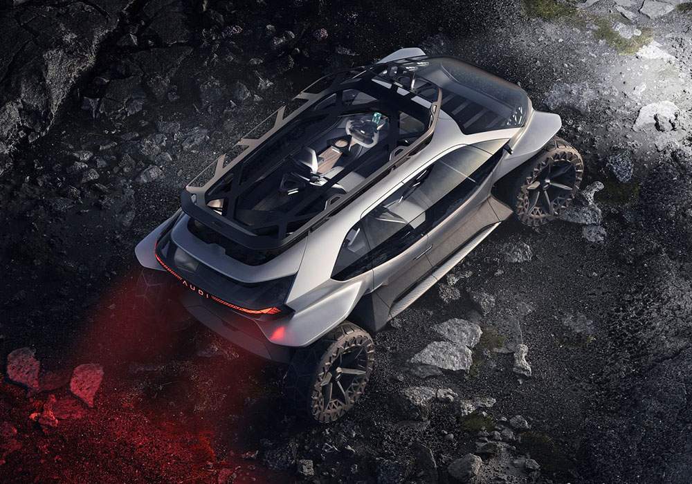 纯电动月球车奥迪aitrailquattro概念车官图发布