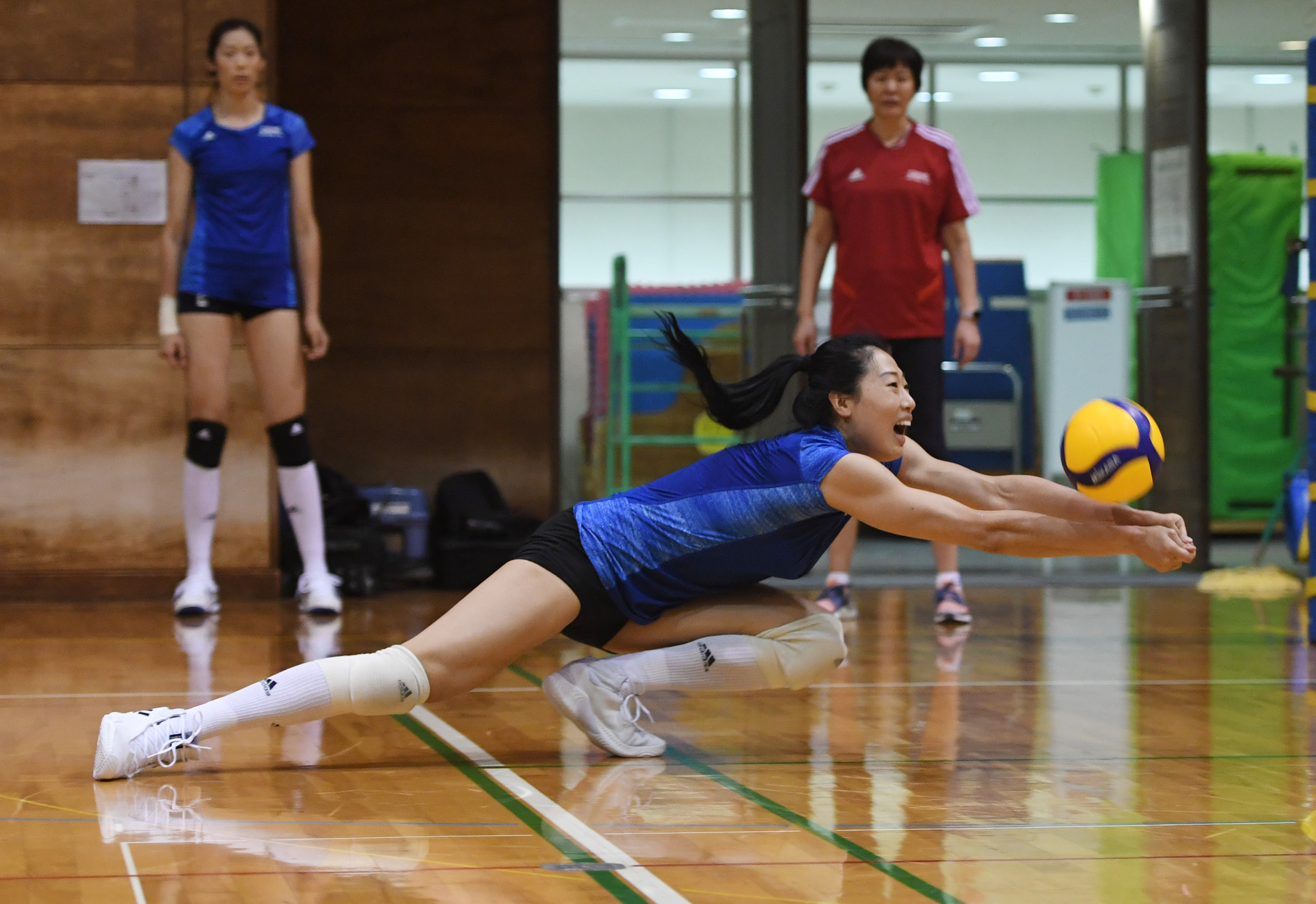 排球——女排世界杯:中国队备战